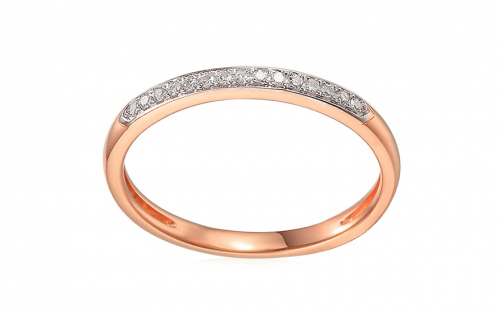 Brillant Ring aus Roségold 0,070 ct - IZBR675RP
