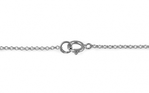Halskette mit Brillanten und Saphir - IZBR004A