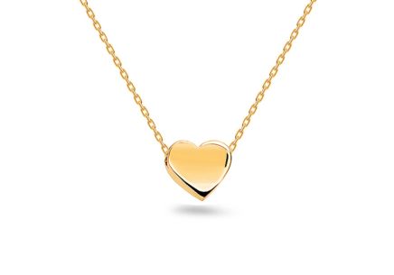 Gold Halskette mit Herz