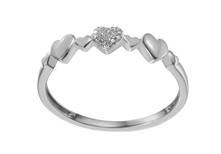 Brillant Ring aus der Kollektion Diamond Heart