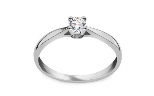 Verlobungsring mit Diamanten 0,150 ct Royal Heart 3 - LRBR013