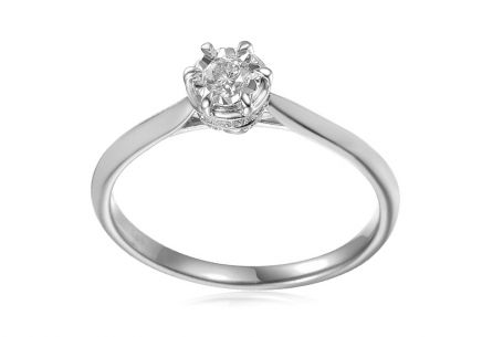 Diamant-Verlobungsring aus der Paris-Kollektion 0,190 ct